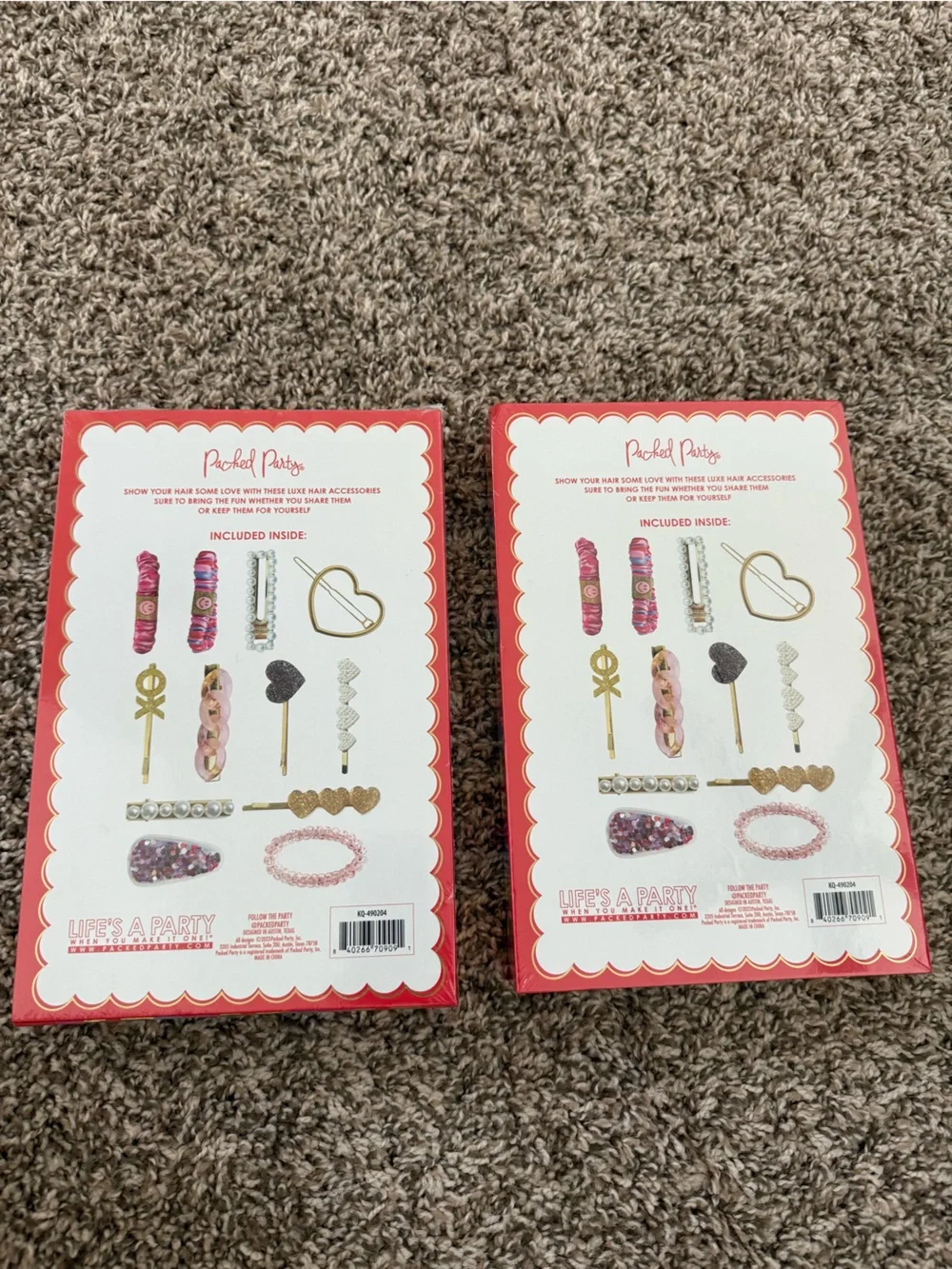 Packed Party sweets and treats For Your Hair 24 Ct. Hair Accessory Set